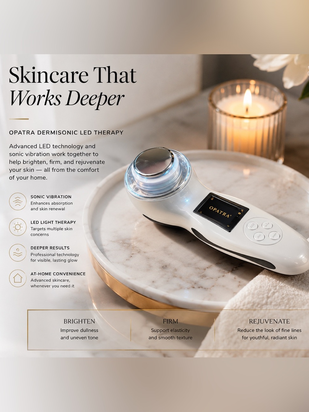 London UK Opatra Dermisonic Advanced Skincare LED Therapy